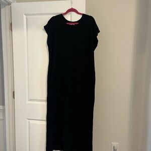River + Sky Classic Black Midi Dress